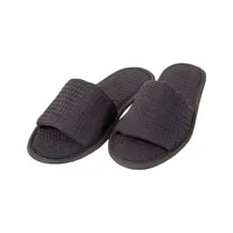 Тапочки с открытым носком Lotus Home - Waffle antrasit антрацит