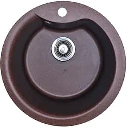Кухонна мийка Adamant Wave Ø485x210 mokko 223223, Коричневий