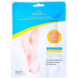 Пилинг-носки для ног Jigott Vita Solution 12 Brightening Foot Peeling Pack