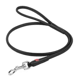 Повідець для собак шкіряний Waudog Glamour круглий XS Д 6 мм Дл 183 см (4820152568021)