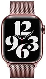 Ремінець DK Metallic Band Milanes Loop Magnetic для Apple Watch 38mm Rose [47169] - мініатюра 2