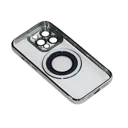 Магнітний чохол XON PhoneCase Magnetic для iPhone 13 Pro (PCMC1113300G 68086) Сірий/Прозорий - мініатюра 2