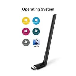 Регульована антена Wi-fi адаптер USB 2.0 TP-Link Archer T2U plus - мініатюра 3