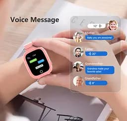 Смарт годинник для дітей Lemfo M-67 Pro з GPS відстеженням, SIM-картою, відеозв'язком, прослуховуванням, геопарканом та SOS викликом Блакитний - мініатюра 4