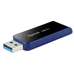 USB флеш накопичувач Apacer 64GB AH356 Black USB 3.0 (AP64GAH356B-1) - мініатюра 3