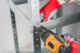 Стелаж металевий 100×60×30 оцинкований самозбірний SPACEMAX - мініатюра 8