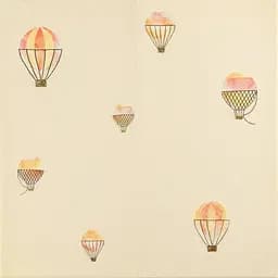 Панель стеновая 3D 700х700х4мм Воздушные шары рогожка SW-00001973