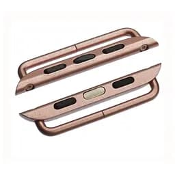 Переходник на универсальный ремешок для Apple Watch 38 мм/40 мм на розовых болтах