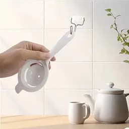 Ложка роздільник для відділення білка яйця, Kitchen Master Білий 87837 - мініатюра 4