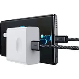 Кабель Baseus Dynamic Series Fast Charging Cable USB to Type-C 100W 1m CALD000616 Gray - мініатюра 6