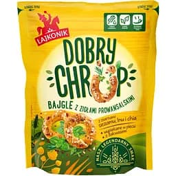 Хрусткі бублики Lajkonik Dobry Chrup з прованськими травами 100 г