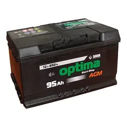 Автомобильный аккумулятор Optima AGM 6СТ-95 12В 95Ач 850А
