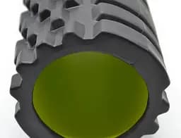 Масажний ролик (роллер) PowerPlay 4025 Massage Roller Чорно-зелений (33x15 см) (PP_4025_Black_Green) - мініатюра 5