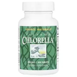 Хлорела 200 мг Yaeyama Chlorella Source Naturals 300 таблеток