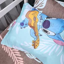 Наволочка MirSon Ranforce Elite Stitchpop40x60 см голубо-коричневая (2200011718521)