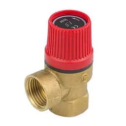 Запобіжний клапан Karro KR526 для систем опалення 1/2" ВВ 1,5 бар 30412