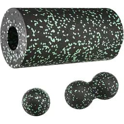 Набор массажеров Gymtek для йоги и фитнеса черно-зеленый