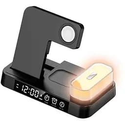 Зарядний пристрій бездротовий — док-станція Qi 3in1 XYJ A37 для Phone, Apple Watch, AirPods