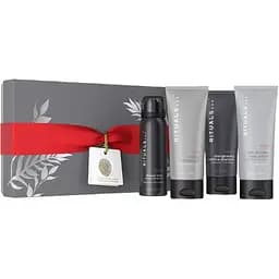 Подарунковий набір для чоловіків Rituals The Ritual of Homme Small Gift Set: гель-піна для душу 50 мл + охолоджувальний гель для душу 70 мл + шампунь 70 мл + лосьйон для тіла 70 мл