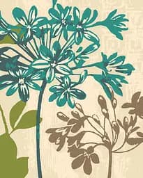 Набір картин за номерами з металевими фарбами Riviera Blanca Яскрава флора (ITR-045) 3 шт в наборі