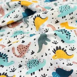 Пелюшки муслінові Cosas Funny Dino 75x100 см, блакитні - мініатюра 4