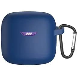 Чохол-накладка DK Silicone Candy Friendly із карабіном для JBL Tune Flex (dark blue)