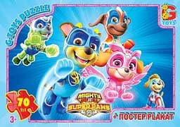 Пазлы G-Toys Paw Patrol, 70 элементов, PW0873