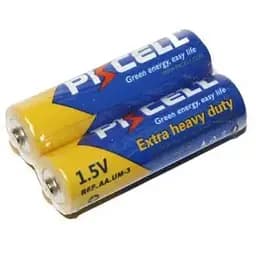 Батарейка AA (R6), солевая, PKCELL, 2 шт, 1.5V, Shrink (R6P-2S)