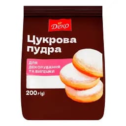 Сахарная пудра Деко для декорирования и выпечки 200 г