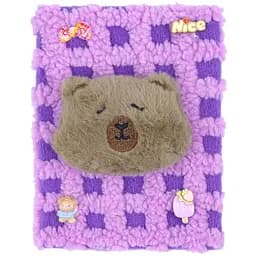 Блокнот А5 ZiBi Capybara 18 Kids Line плюшевий клітинка 80 аркушів (ZB.700039) - мініатюра 2