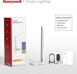 Світлодіодна настільна лампа Honeywell - HWT-H2 SunturaluxTM Дбайливий про обличчя Складаний настільний світильник з USB A+C - мініатюра 3