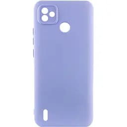 Чохол Silicone Cover Lakshmi Full Camera (A) для TECNO POP 5 Бузковий / Dasheen