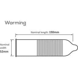 Розігрівальні презервативи Pasante Warming - мініатюра 2