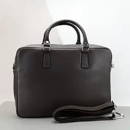 Сумка-портфель ноутбука для ноутбука и документов А4 кожаная Virginia Conti M01287_f  коричневая