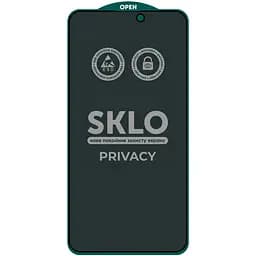 Защитное стекло SKLO 5D Privacy тех.пак для Apple iPhone 16 Pro 6.3 Черный