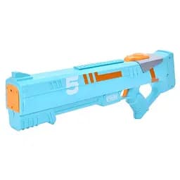 Водяний бластер з акумулятором 78828, 51 см, USB-зарядка, іграшкова зброя для дітей, блакитний