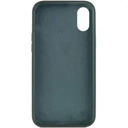 Чохол Silk Full Protective (AA) NO LOGO для Apple iPhone XS Max (6.5") Зелений / Cyprus Green - мініатюра 2