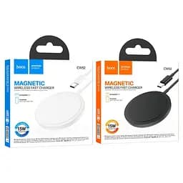 Бездротовий ЗП HOCO CW52 Enjoy magnetic wireless fast charging чорний - мініатюра 4