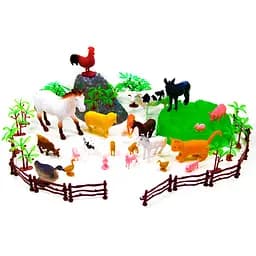 Ігровий набір Fun Banka Свійські Тварини, 56 предметів (320062-UA) - мініатюра 3