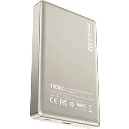 УМБ Choetech Magnetic Wireless 10000mAh 20W PD Qi-15W USB-C In/Out, тонкий, Beige (B739-CCCWH) - мініатюра 4