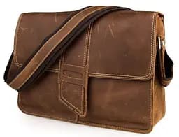 Сумка чоловіча 14231 у вінтажному стилі Vintage коричнева