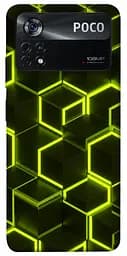 Чохол Demsky Neon hexagon для Xiaomi Poco X4 Pro 5G