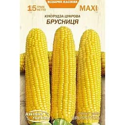 Семена Кукуруза сахарная Насіння України Брусника Maxi 15 г (674400)