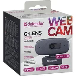 Веб-камера Defender G-lens 2695 FullHD 2K 1520p, 3.9МП (63195) - мініатюра 4