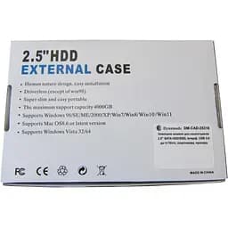 Кишеня зовнішня Dynamode 2.5" SATA HDD/SSD USB 3.0 Transparent (DM-CAD-25316) - мініатюра 11