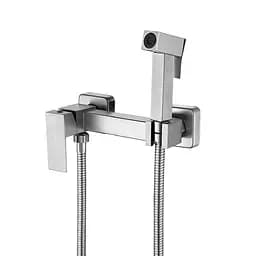 Змішувач для гігієнічного душу зовнішнього монтажу Zerix KUB-222 ZX4858, Нержавіюча сталь