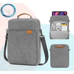 Сумка на плече BeCover для планшета/ноутбука 9"-11" Gray (711861) - мініатюра 4