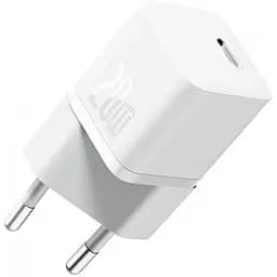 Зарядний пристрій Baseus GaN5 Fast Charger USB-C 20W white (CCGN050102)