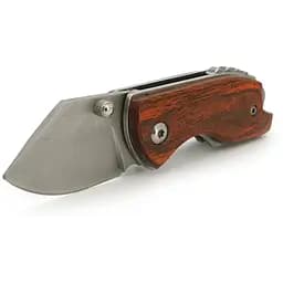 Нож складной QQ-White Pig, ручка сталь+дерево, длина 105 мм, 60 гр, Box