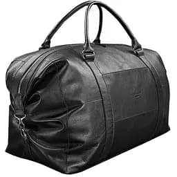 Кожаная дорожная сумка черная